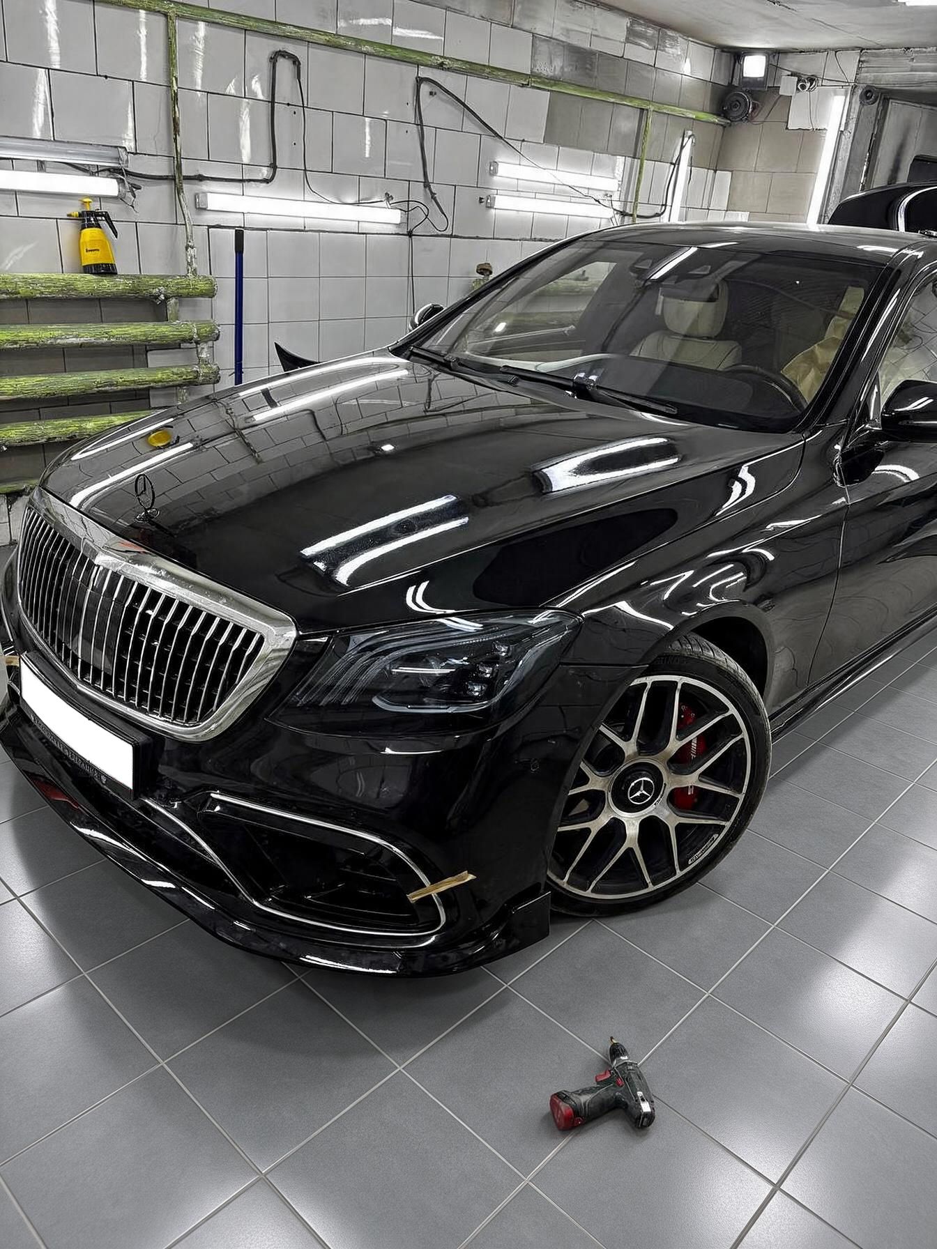 Полная полировка Mercedes, s класса